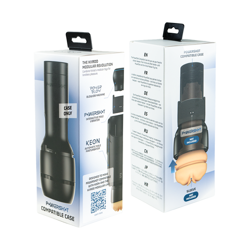 KIIROO - PowerShot-kompatibles Stroker-Etui - Schwarz - Erotiekvoordeel.nl