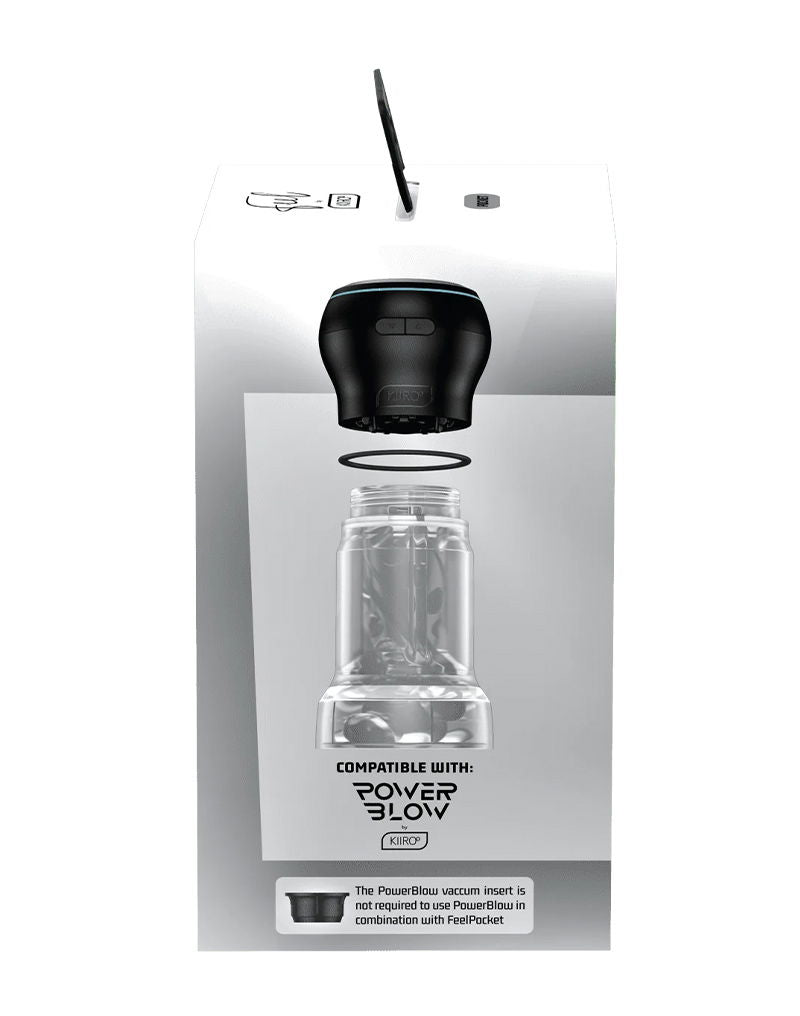 Kiiroo - Feel Pocket Stroker Crystal - Trasparente - Erotiekvoordeel.nl