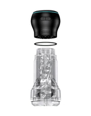 Kiiroo - Feel Pocket Stroker Crystal and Powerblow Combo - Black/Transparent-Erotiekvoordeel.nl