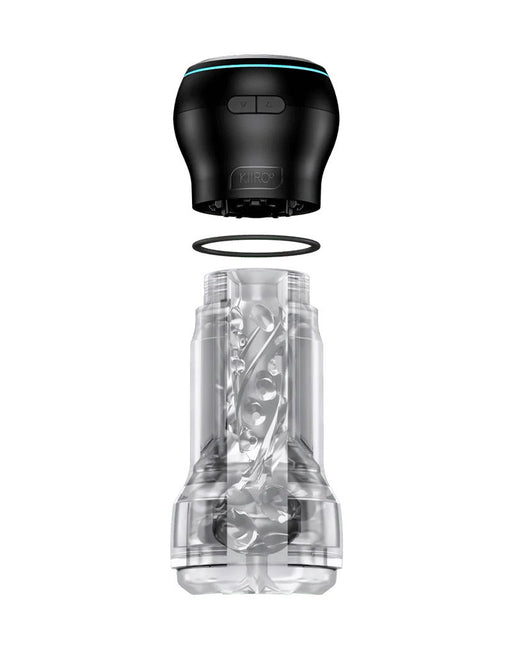 Kiiroo - Feel Pocket Stroker Crystal and Powerblow Combo - Black/Transparent-Erotiekvoordeel.nl