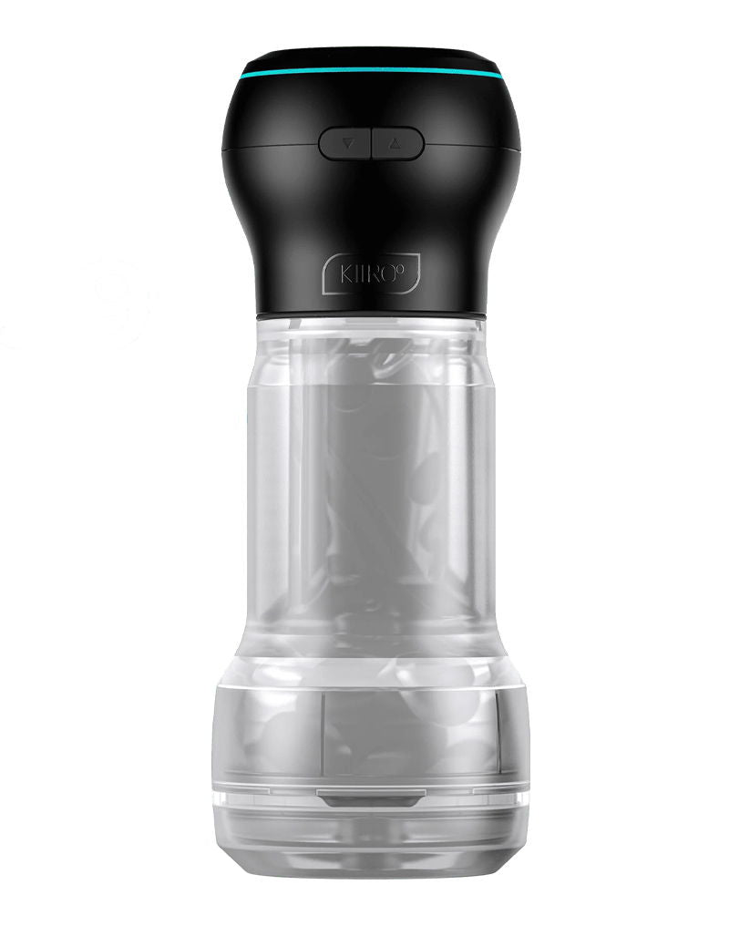 Kiiroo - Feel Pocket Stroker Crystal and Powerblow Combo - Black/Transparent-Erotiekvoordeel.nl
