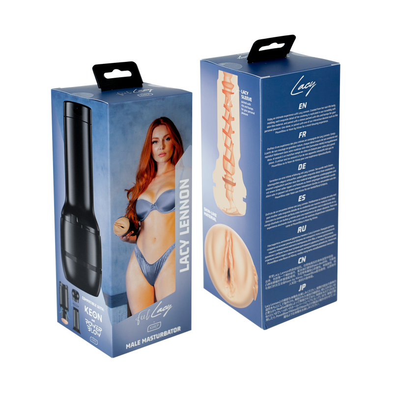 Kiiroo - FeelStar Stroker - Masturbateur de star du porno - Lacy Lennon-Erotiekvoordeel.nl