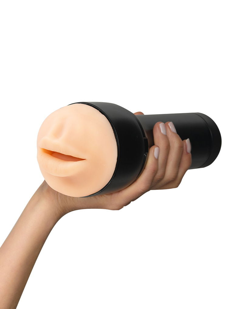 Kiiroo - Powerblow and Feel Mouth Stroker Set - Black-Erotiekvoordeel.nl