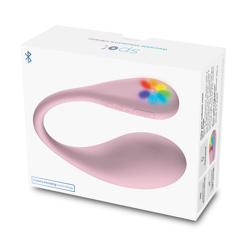 Kiiroo - Spot - Ovetto vibrante interattivo portatile - Kiss Me - Rosa-Erotiekvoordeel.nl
