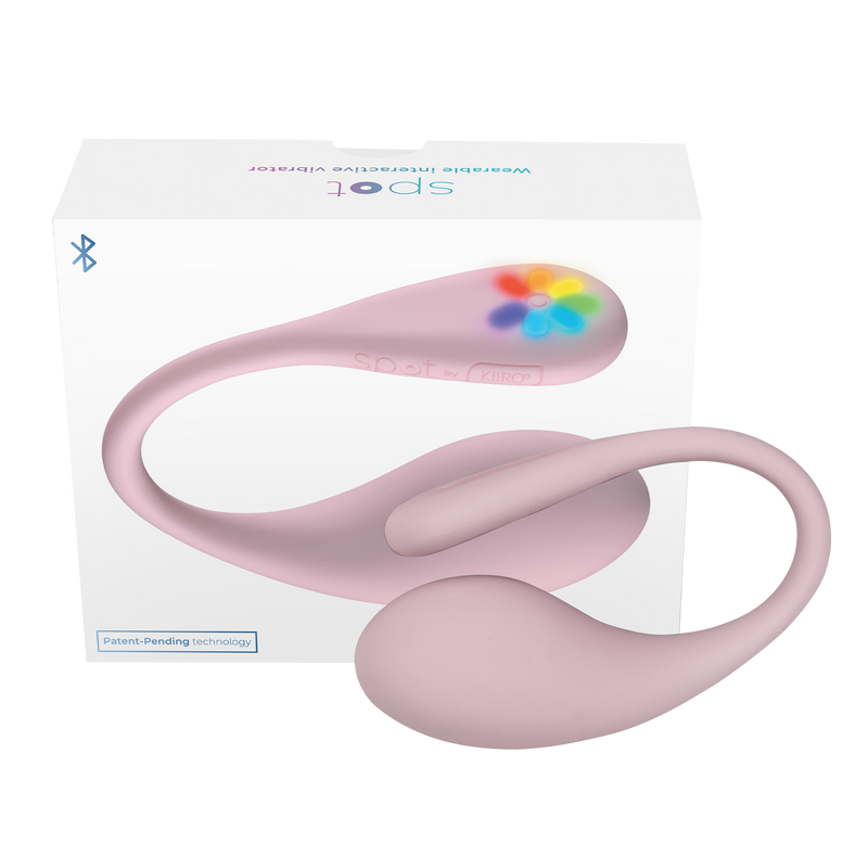 Kiiroo - Spot - Ovetto vibrante interattivo portatile - Kiss Me - Rosa-Erotiekvoordeel.nl