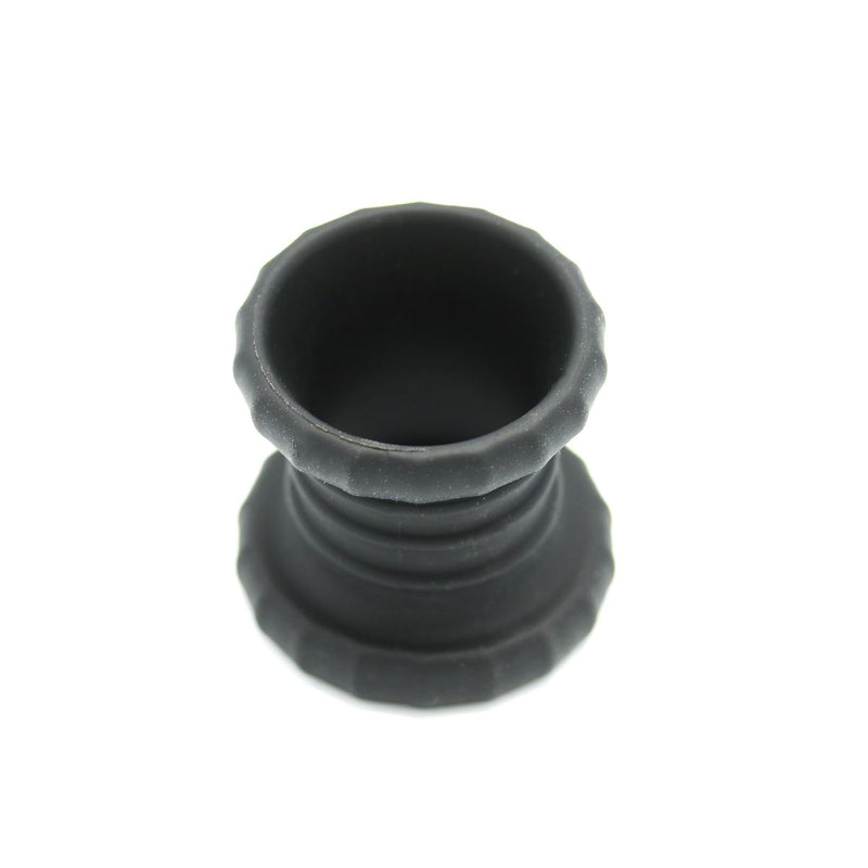 Kiotos - 2-in-1 Silicone Cock Ring & Ball Stretcher - Red/Black-Erotiekvoordeel.nl