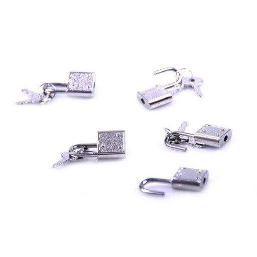 Kiotos - 5 Padlocks - Includes Keys - For Bondage and BDSM - Silver - Erotiekvoordeel.nl