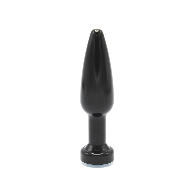 Kiotos - Plug anale in alluminio con cristallo - Nero - Erotiekvoordeel.nl