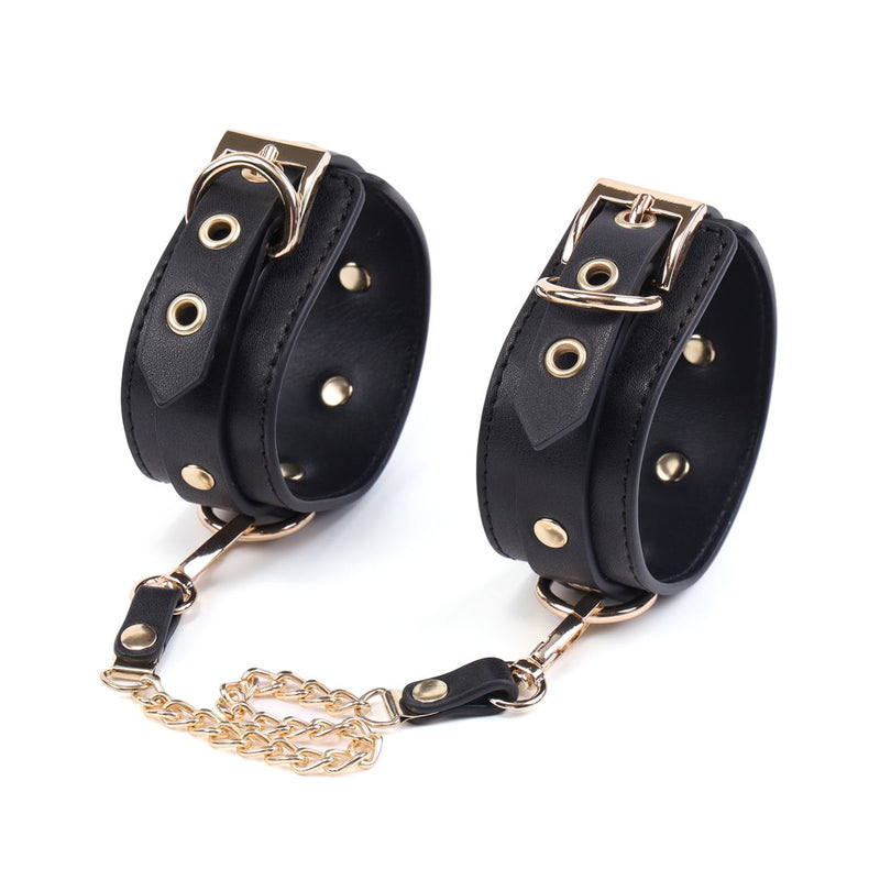 Kiotos - Kit BDSM Fancy da 5 articoli - Borsa di lusso con 5 diversi articoli BDSM - Pelle PU (vegana) - Disponibile in Rosso, rosa e nero - Erotiekvoordeel.nl