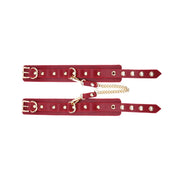 Kiotos - Kit BDSM Fancy da 5 articoli - Borsa di lusso con 5 diversi articoli BDSM - Pelle PU (vegana) - Disponibile in Rosso, rosa e nero - Erotiekvoordeel.nl