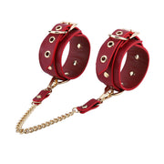 Kiotos - Kit BDSM Fancy da 5 articoli - Borsa di lusso con 5 diversi articoli BDSM - Pelle PU (vegana) - Disponibile in Rosso, rosa e nero - Erotiekvoordeel.nl