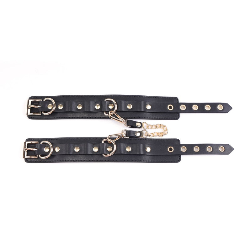 Kiotos - Kit BDSM Fancy da 5 articoli - Borsa di lusso con 5 diversi articoli BDSM - Pelle PU (vegano) - Disponibile in Rosso, rosa e nero - Erotiekvoordeel.nl