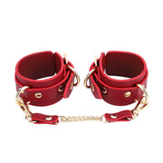Kiotos - Kit BDSM Fancy da 5 articoli - Borsa di lusso con 5 diversi articoli BDSM - Pelle PU (vegana) - Disponibile in Rosso, rosa e nero - Erotiekvoordeel.nl