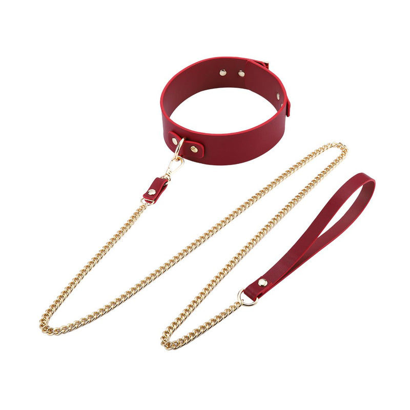 Kiotos - BDSM Fancy 5 Item Kit - Borsa di lusso con 5 diversi articoli BDSM - Pelle PU (vegano) - Disponibile in Rosso, rosa e nero - Erotiekvoordeel.nl