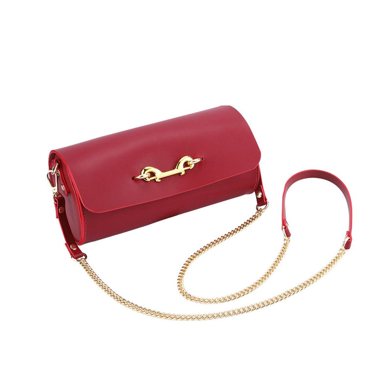 Kiotos - Kit BDSM Fancy da 5 articoli - Borsa di lusso con 5 diversi articoli BDSM - Pelle PU (vegana) - Disponibile in Rosso, rosa e nero - Erotiekvoordeel.nl