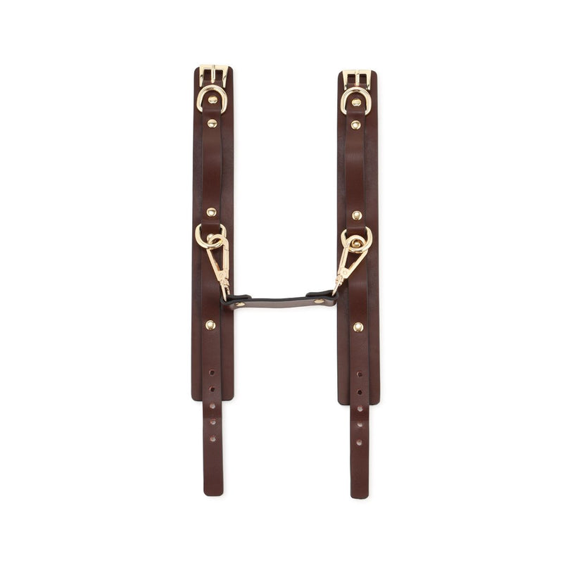 Kiotos - Kit BDSM Fancy da 9 articoli - Borsa di lusso con 9 diversi articoli BDSM - Marrone-Erotiekvoordeel.nl