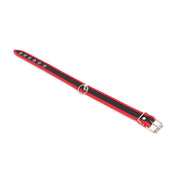 Kiotos - Budget Collar - PU Leather - Red/Black-Erotiekvoordeel.nl