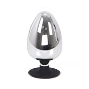 Kiotos - Plug anale in acciaio inossidabile con base in silicone BIG-S-Erotiekvoordeel.nl