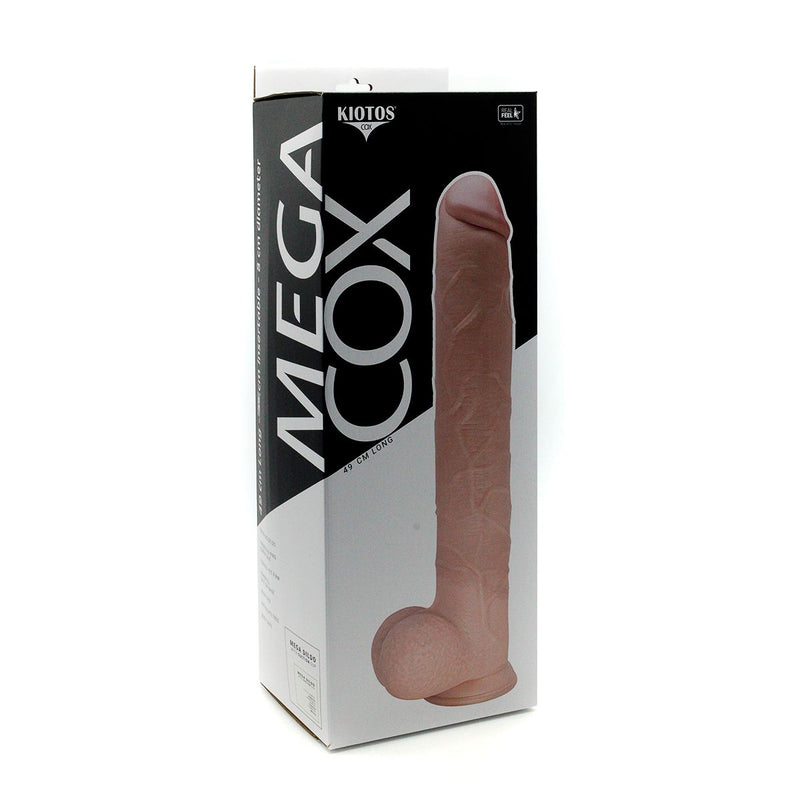 Kiotos Cox Mega Dildo No. 9 - 48 x 8 cm - Light Skin Tone-Erotiekvoordeel.nl