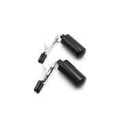 Kiotos - Crocodile Tepelklemmen - Met 2 x 100g Bullet Gewichten - RVS - Zwart-Erotiekvoordeel.nl