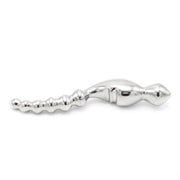 Kiotos - Curve Steel Dildo Ridges - Dildo with Ridges - Stainless Steel-Erotiekvoordeel.nl