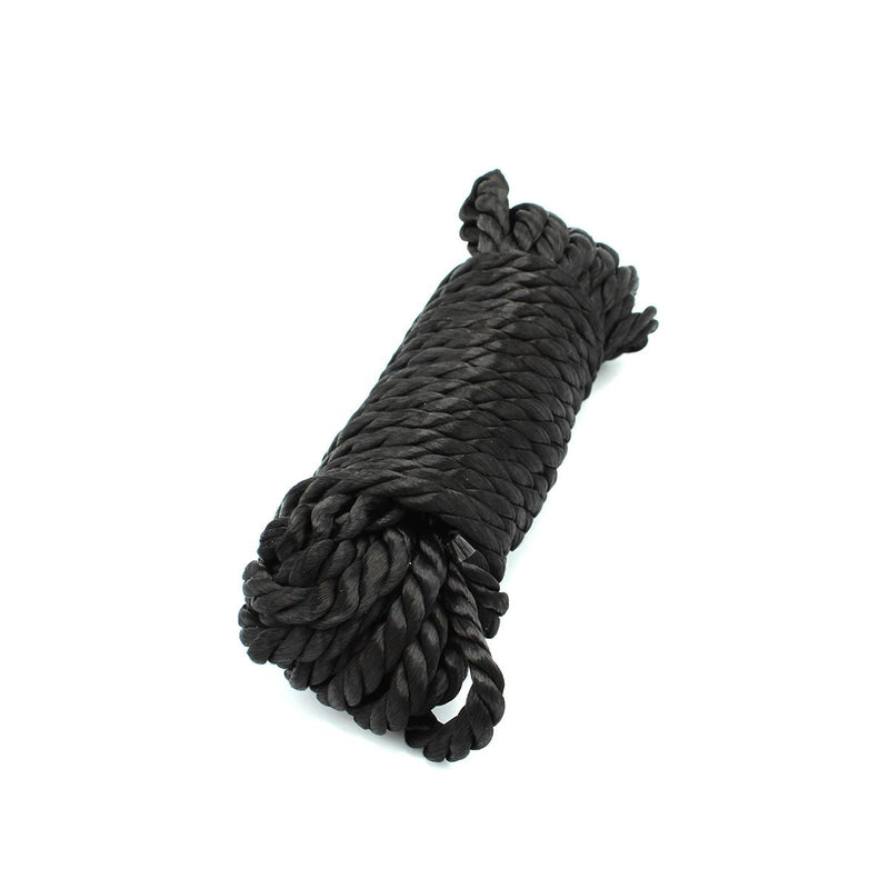 Kiotos - Deluxe Bondage Rope in Black - High-Quality, Soft, and Durable Polyester - 10m Length-Erotiekvoordeel.nl