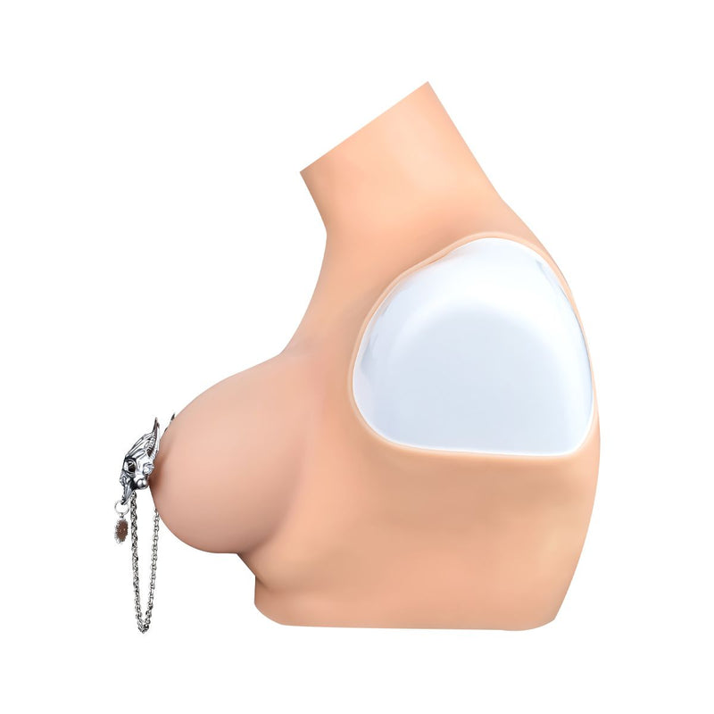 Kiotos - Masque démoniaque avec pendentif - Pinces à tétons avec chaîne - Erotiekvoordeel.nl
