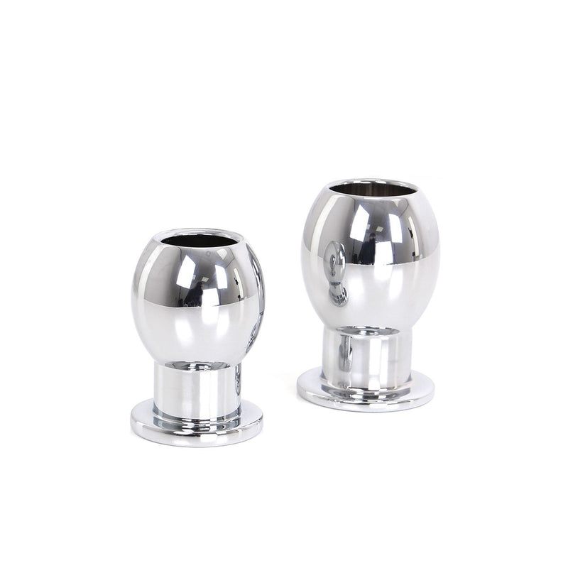 Kiotos - Hollow Anal Plug - Stainless Steel - Two Sizes-Erotiekvoordeel.nl