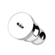 Kiotos - Hollow Penis Plug - Hollow Dilator - With Hollow Ribbed Butt Plug - Ass Lock - Stainless Steel - Erotiekvoordeel.nl