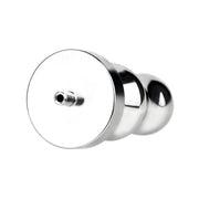 Kiotos - Hollow Penis Plug - Hollow Dilator - With Hollow Ribbed Butt Plug - Ass Lock - Stainless Steel - Erotiekvoordeel.nl
