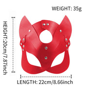 Kiotos - Maschera da gatto - Rossa - Erotiekvoordeel.nl