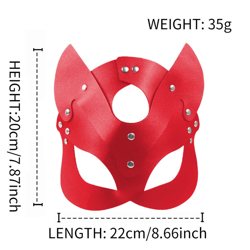 Kiotos - Maschera da gatto - Rossa - Erotiekvoordeel.nl
