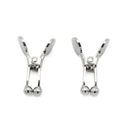 Kiotos - Knijper Tepelklemmen met Balvormige Uiteindes - Extra Sensaties - Zilver-Erotiekvoordeel.nl