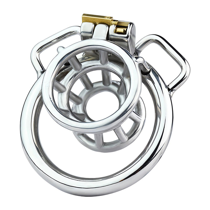 Kiotos - Ceinture de chasteté - Cage de chasteté conique avec ceinture - Noir - Erotiekvoordeel.nl