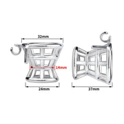 Kiotos - Ceinture de chasteté - Cage de chasteté conique avec ceinture - Noir - Erotiekvoordeel.nl