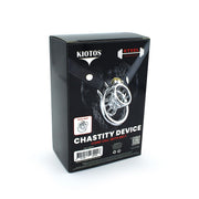 Kiotos - Ceinture de chasteté - Cage de chasteté conique avec ceinture - Noir - Erotiekvoordeel.nl