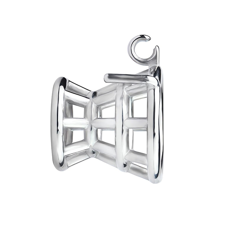 Kiotos - Ceinture de chasteté - Cage de chasteté conique avec ceinture - Noir - Erotiekvoordeel.nl