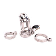 Kiotos - Keuschheitskäfig Edelstahl DeLuxe - 8 cm - Erotiekvoordeel.nl