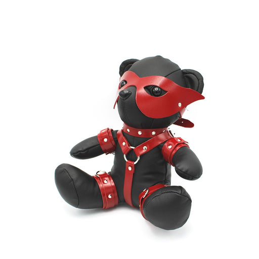 Kiotos Leather - EDDY the BDSM Teddy Bear - Red Spankee - Leather-Erotiekvoordeel.nl