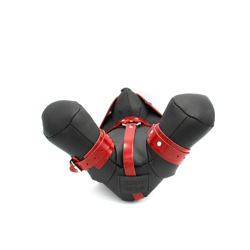 Kiotos Leather - EDDY, der BDSM-Teddybär - Red Spankee - Leder - Erotikvorteil.nl