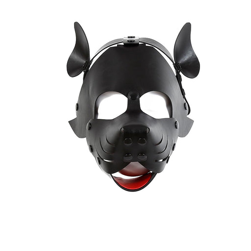 Kiotos Leather - Puppy Masker - Dog Hood - Kunstleer - Zwart-Erotiekvoordeel.nl