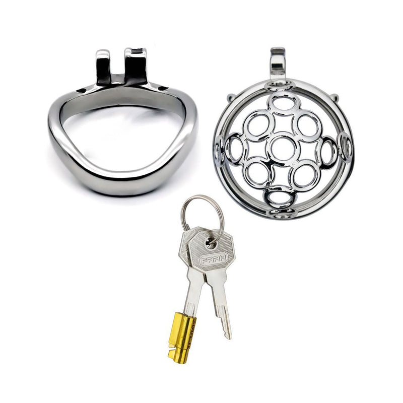 Kiotos - Cage à pénis de luxe avec plug pénien - Avec ceinture - Ceinture de chasteté - Fancy-Erotiekvoordeel.nl