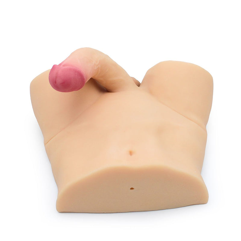 Kiotos - Masturbador Plus Dildo - N.º 22 - TPE - Tono de piel claro - Erotiekvoordeel.nl