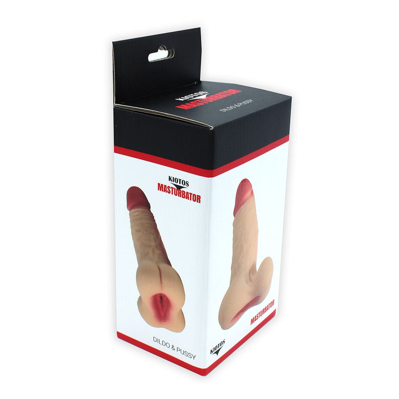 Kiotos - Masturbator Pussy and Dildo - 2-in-1 - No. 21 - TPE - Light Skin Tone-Erotiekvoordeel.nl