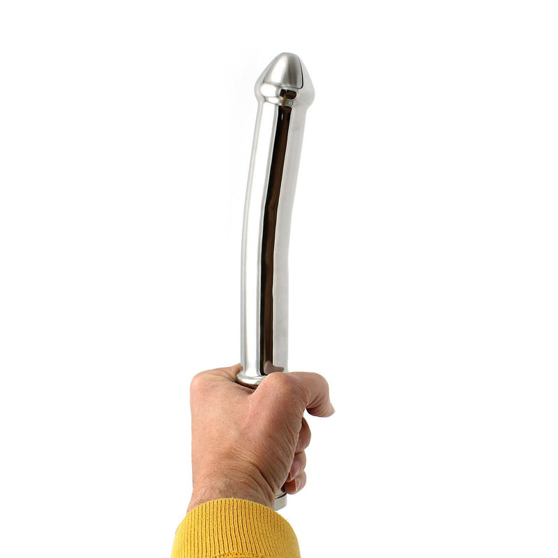 Kiotos - Mega Dildo - Slightly Curved - Stainless Steel-Erotiekvoordeel.nl