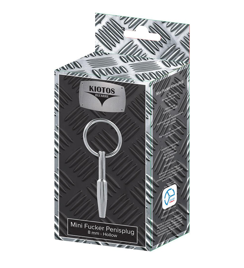 Kiotos - Mini Fucker Penis Plug Stainless Steel Hollow - Erotiekvoordeel.nl