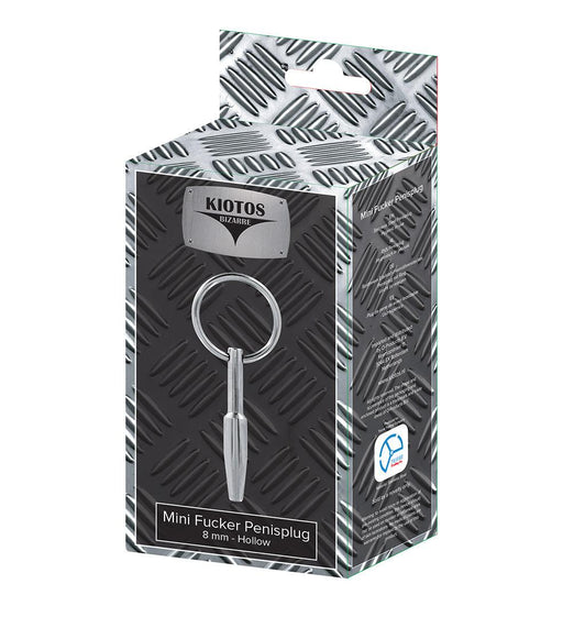 Kiotos - Mini Fucker Penis Plug Stainless Steel Hollow - Erotiekvoordeel.nl