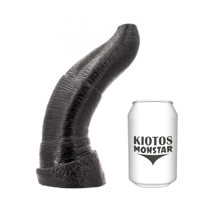 Kiotos Monstar - Alien Worm - Dildo - 25 x 6.5 cm - Black-Erotiekvoordeel.nl
