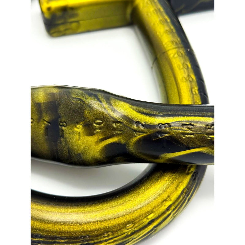 Kiotos - Monstar Cox Snakemaster - Long Anal Dildo - Black/Gold-Erotiekvoordeel.nl