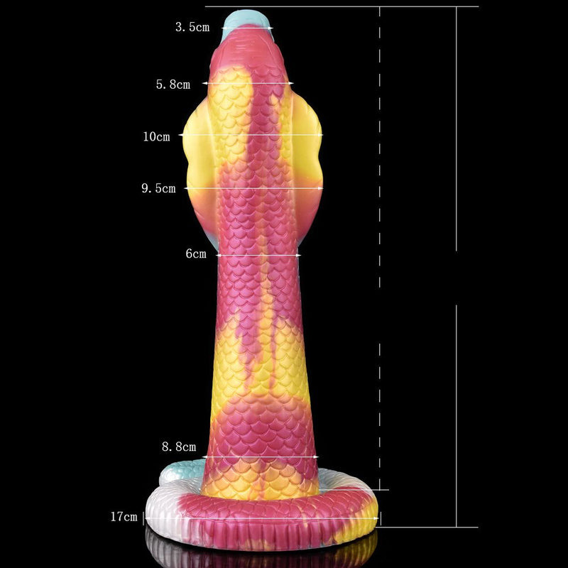 Kiotos Monstar Dildo Nr 85 - Serpent - 39 Cm - 10 Cm - Wielokolorowy - Erotiekvoordeel.nl